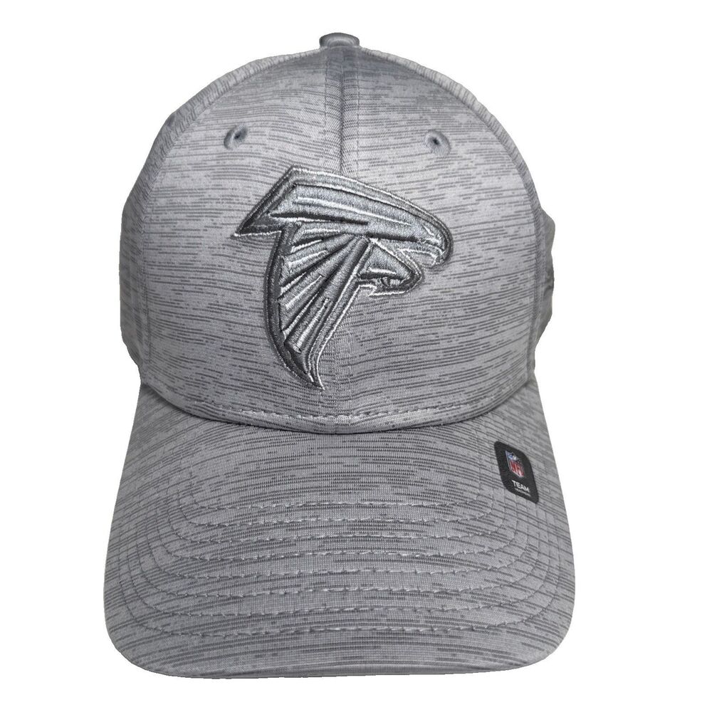 Atlanta Falcons Hat Large/XL New Era 39 Thirty NFL Mens Gray Cap Stretch NWT
